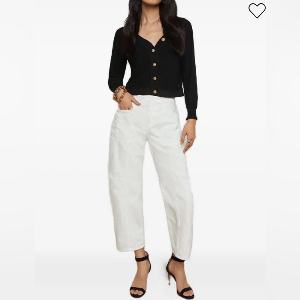 L'AGENCE Cody High-Rise Rodeo Jeans Sz 28 barrel jeans